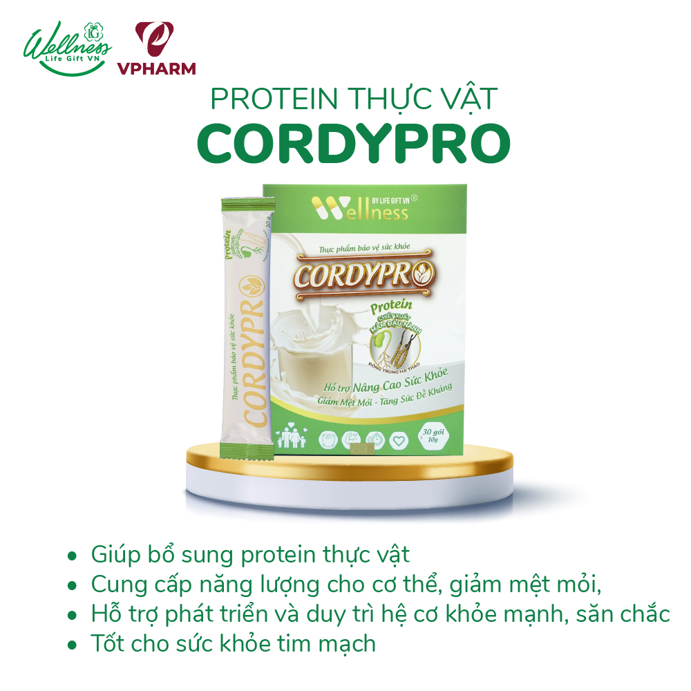 Bổ sung Protein thực vật Cordypro